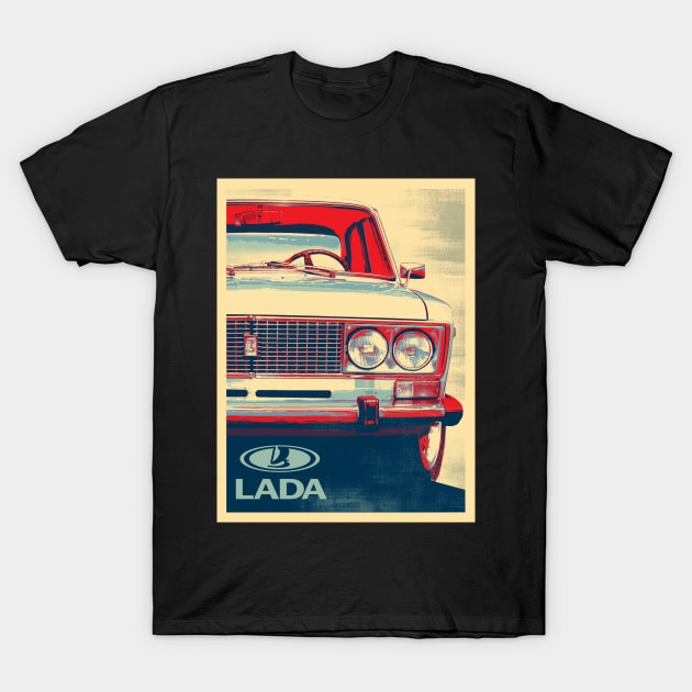 Lada - Russian classic car T-Shirt by hottehue